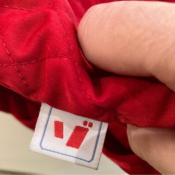 UTEX DESIGN Sz L Quilted Patchwork Pockets Gingham Lining Button Closure Jacket - Picture 8 of 13